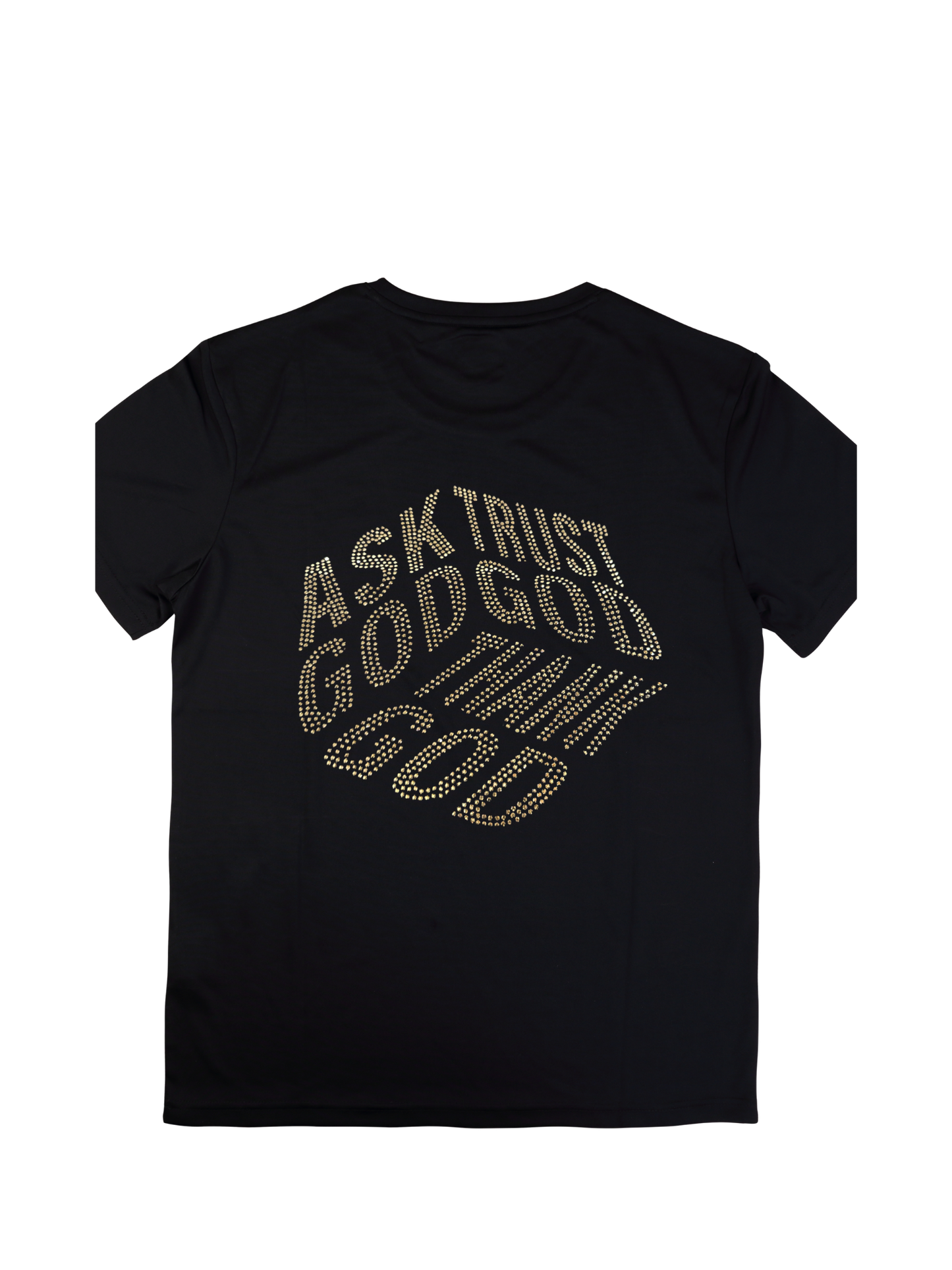 Ask God Rhinestone T shirt